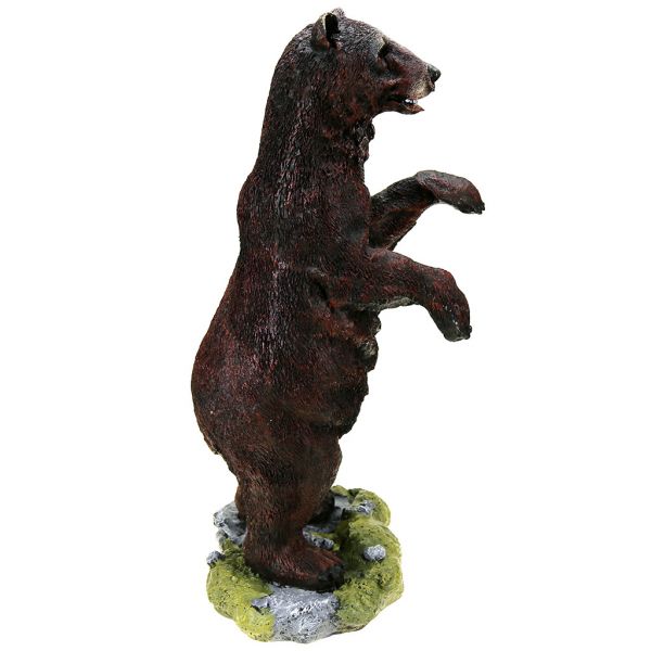 Скульптура-фигура для сада из полистоуна "Медведь стоячий" 25х23х53см