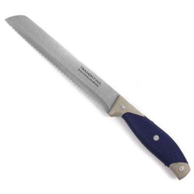 Нож для хлеба "Универсал" 190мм с синей плас. руч.