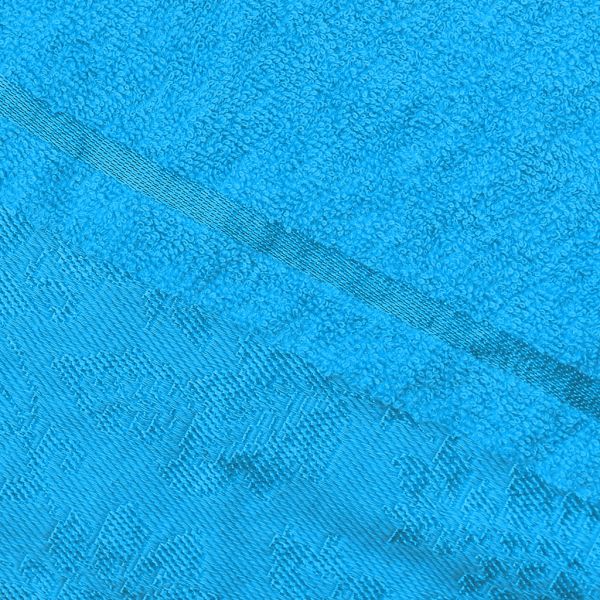 Полотенце махровое "Сильвия" 70х130см, гладкокр, мор. волна