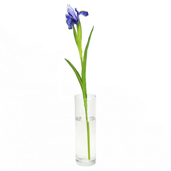 Цветок "Ирис" 58см, цветок 10х8см, синий