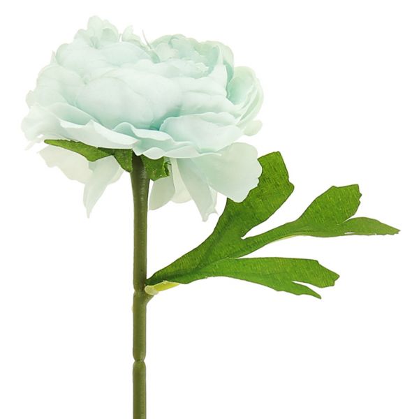 Цветок "Пион" 28см, цветок - д6х4см, светло-мятный