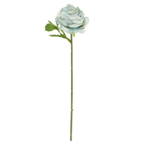 Цветок "Пион" цвет - мятный, 28см, цветок - д6х4см