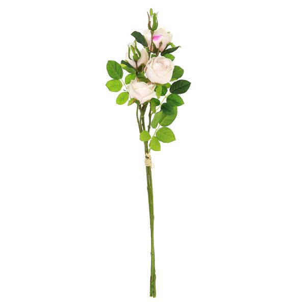 Букет "Роза" 80см, 4 цветка, 4 бут, св-розовый