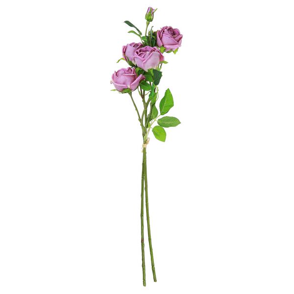 Букет "Роза" 80см, 4 цветка, 4 бут, сиреневый