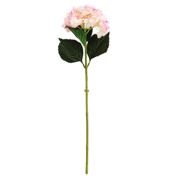 Цветок "Гортензия" 68см, 1 цветок - д16х10см, розовый