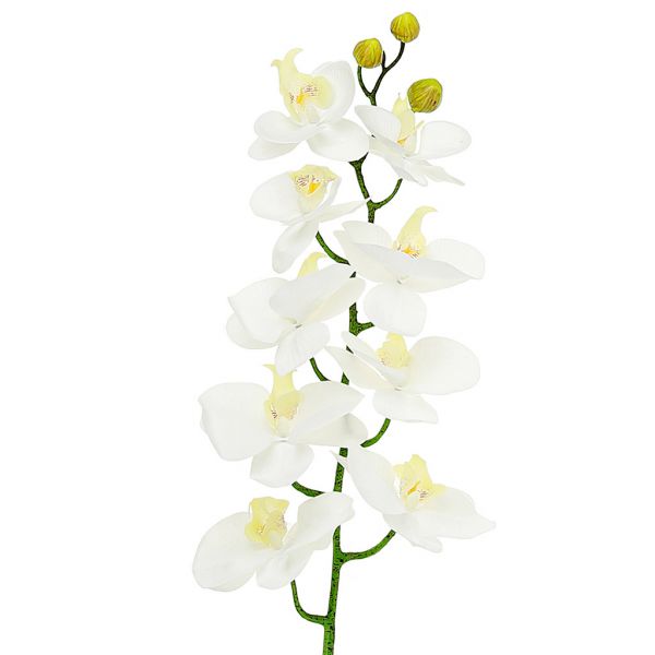 Цветок "Орхидея" 90см, 9цветков-10см, 5бут, цвет в ассорт.