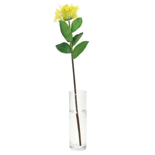 Цветок "Искора" 65см, цветок 13х8см, желтый