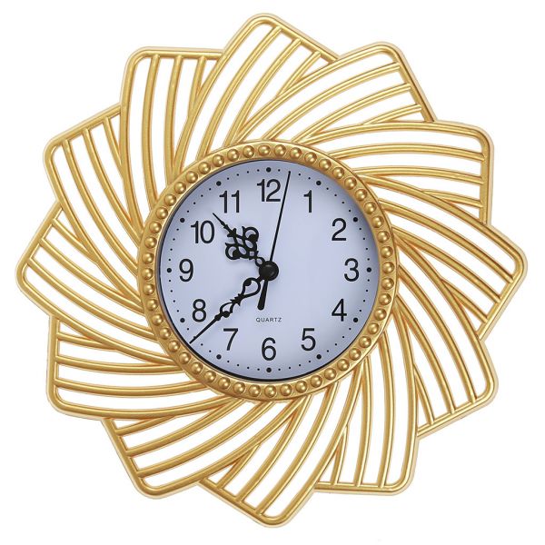 Часы настенные "Победа" д25х3,7см, циферблат бел, пласт. золото