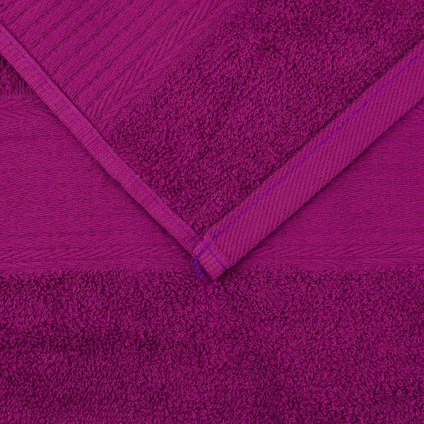 Полотенце махровое "Гермес" 35х60см, гладкокр, 325г/м2, пурпур.