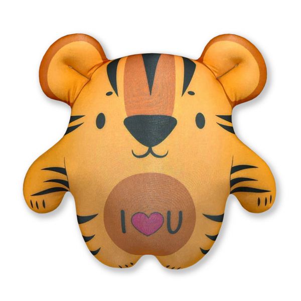 Антистрессовая игрушка "Тигр Любовь" 33х33х13см, трикотаж (Россия)
