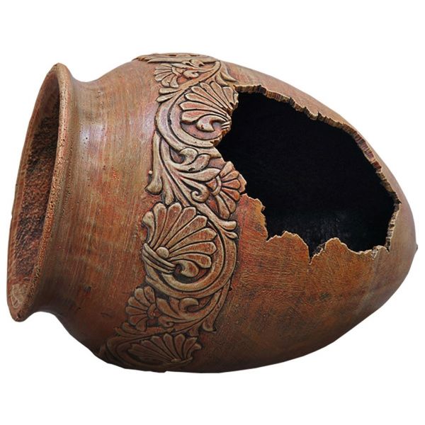 Горшок для цветов керамический "Палермо" д60см, форма "амфора", коричневый