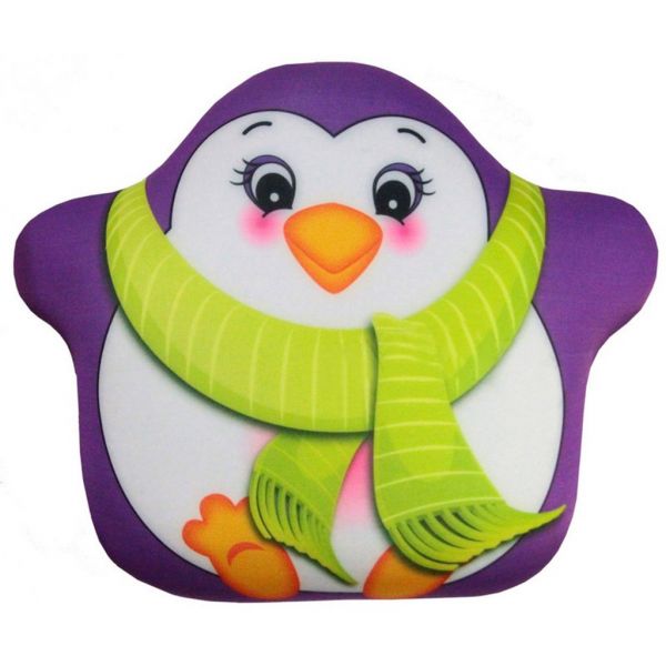 Антистрессовая игрушка-плюшка "Пингвин" 30х29см, малая, Россия