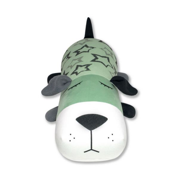 Антистрессовая игрушка-валик "Сплюшки. Собака" 16х14х46см, велюр (Россия)