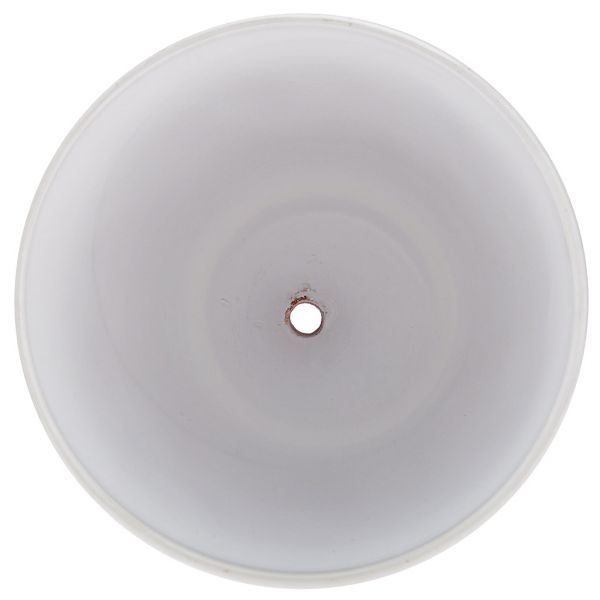 Горшок для цветов керамический "Поталь", набор 4 шт. форма бутон, эстет, серебро/белый