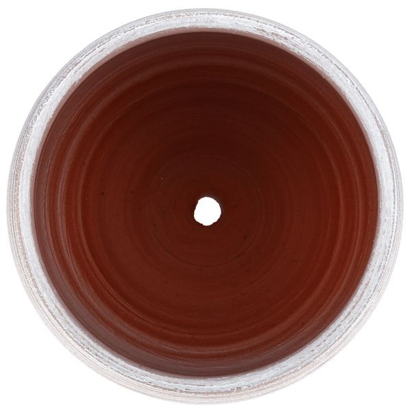 Горшок для цветов керамический "Модерн" форма классик 1,5л, д15см, h13см, белый