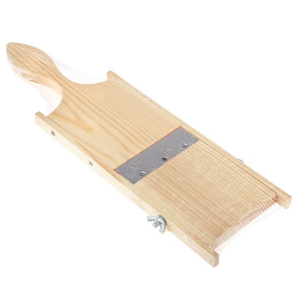 Шинковка-овощерезка деревянная 38х11см, 1 нож с регулир. нерж.