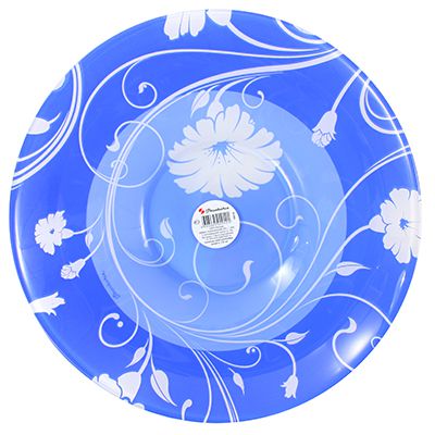 Салатник стеклянный "Блю Серенейд (Serenade Blue)" 800мл, д23см, h6,5см