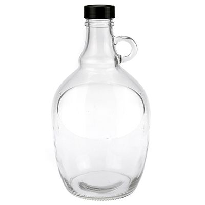 Бутылка стеклянная "Южанка" 1,5л h24,5см с руч, пласт.винт. крышка