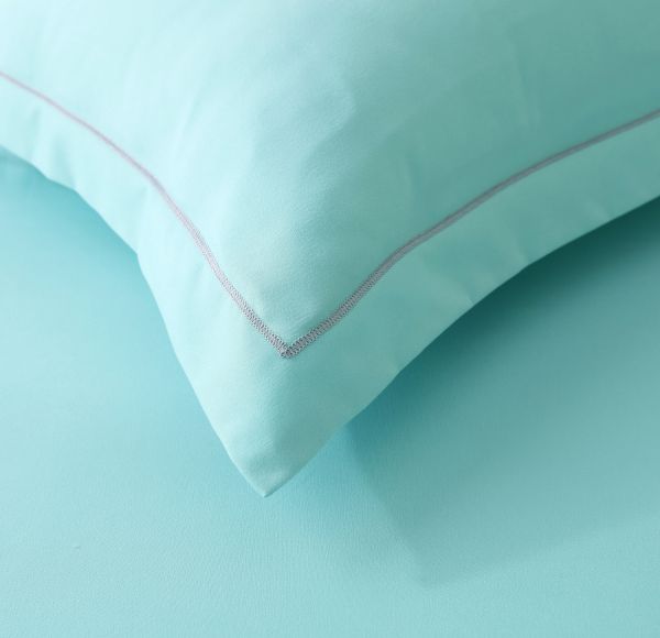 Комплект постельного белья Однотонный Сатин с Одеялом FB015