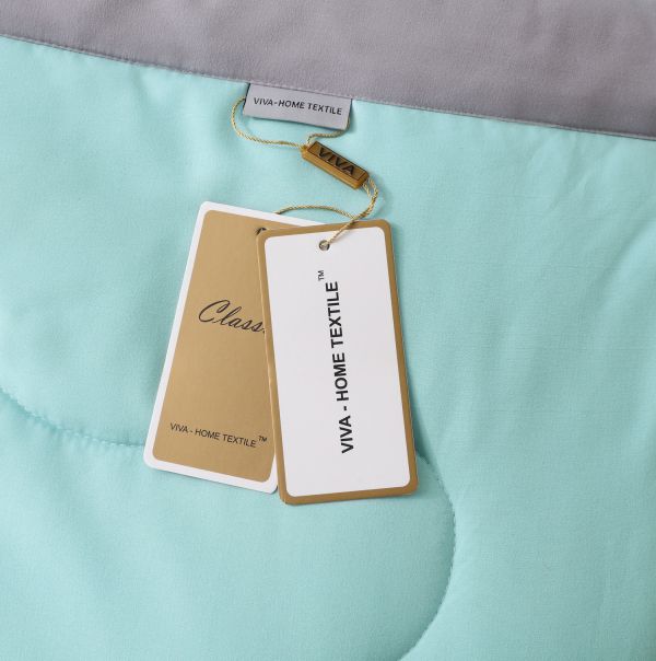 Комплект постельного белья Однотонный Сатин с Одеялом (простынь на резинке) FBR015