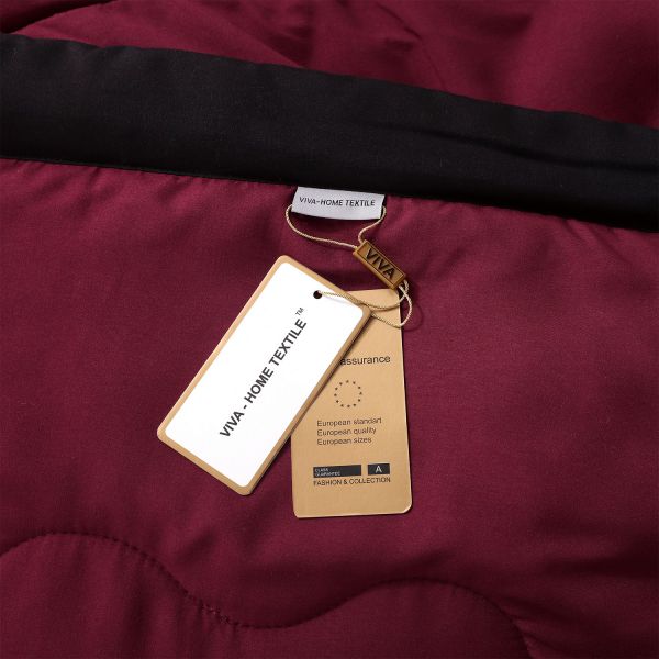 Комплект постельного белья Однотонный Сатин с Одеялом (простынь на резинке) FBR016