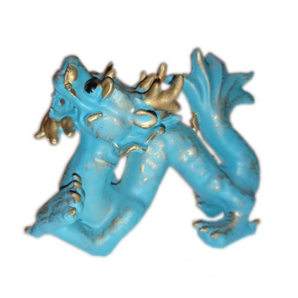 Фигура Китайский дракон 11,5х10х6см, полистоун. Символ 2024г