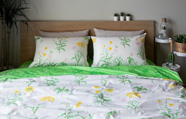 Комплект постельного белья Garden Flowers Сатин Grazia-Textile M002