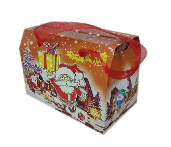 Коробка подарочная для сладостей Дед Мороз, 17х12х9см