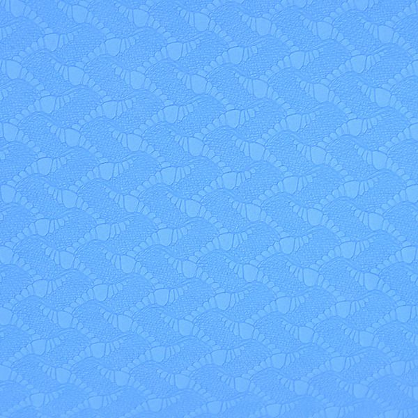 Коврик для йоги "Тиснение", 61х183, голубой