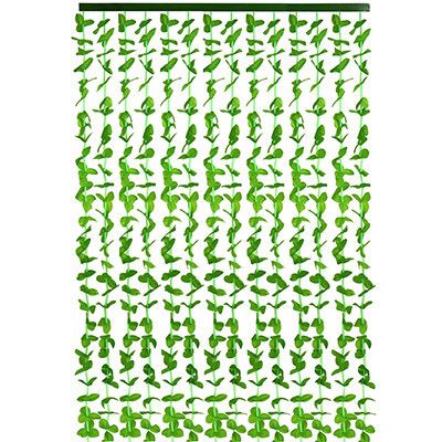Штора межкомнатная "Листья" 90х180см зелен