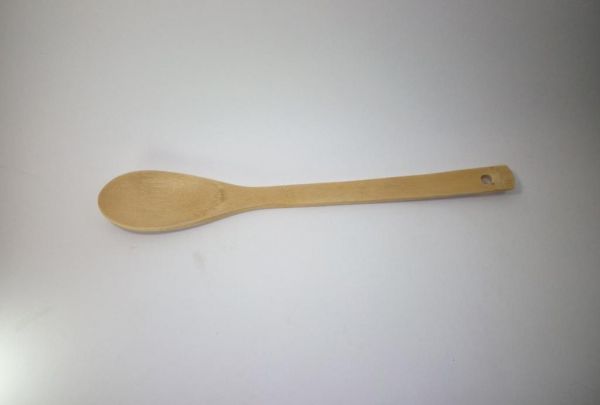 Лопатка-ложка кухонная деревянная 28х4,5см, бамбук