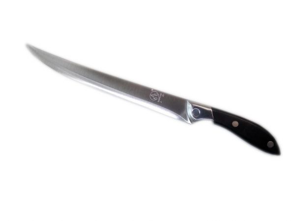 Нож кухонный SANLIU 33см, нерж. ст, пласт. руч, черный