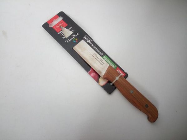 Нож кухонный проф. Libra Plast КН-103 28см, дерев. ручка