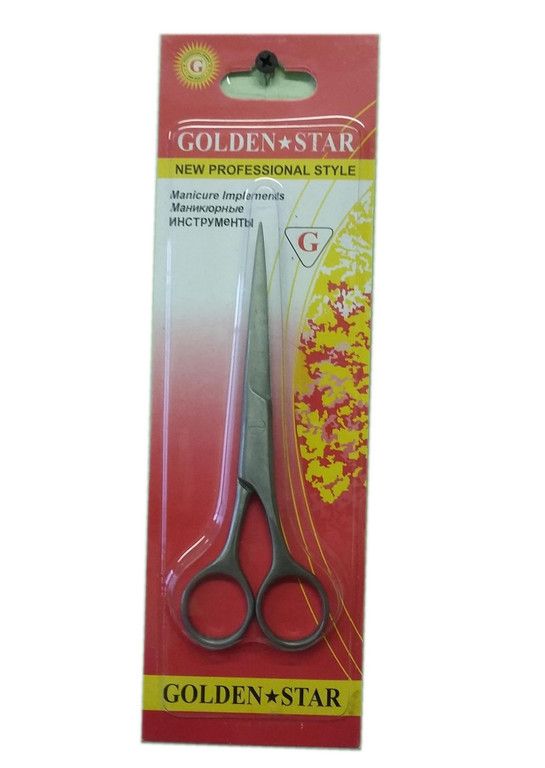 Ножницы парикмахерские металл 14,5 см Golden star