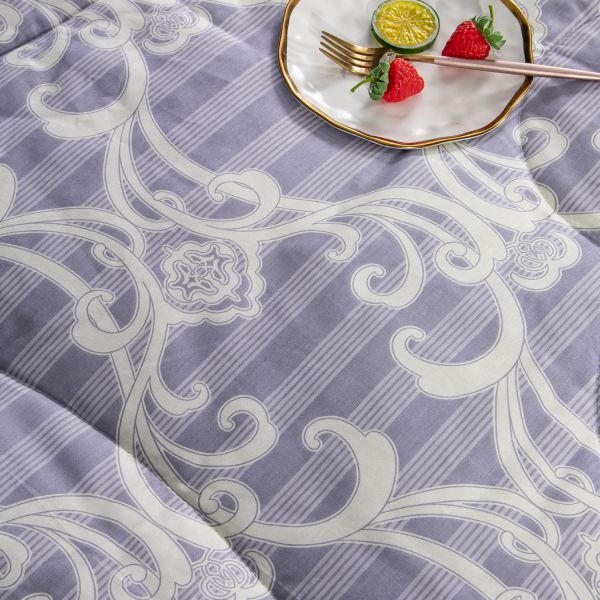 Комплект постельного белья Сатин с Одеялом (простынь на резинке) OBR052