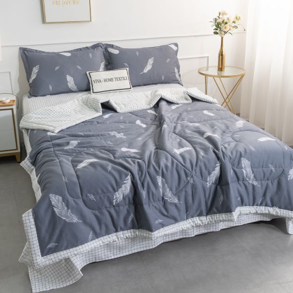 Комплект постельного белья Сатин с Одеялом OB063