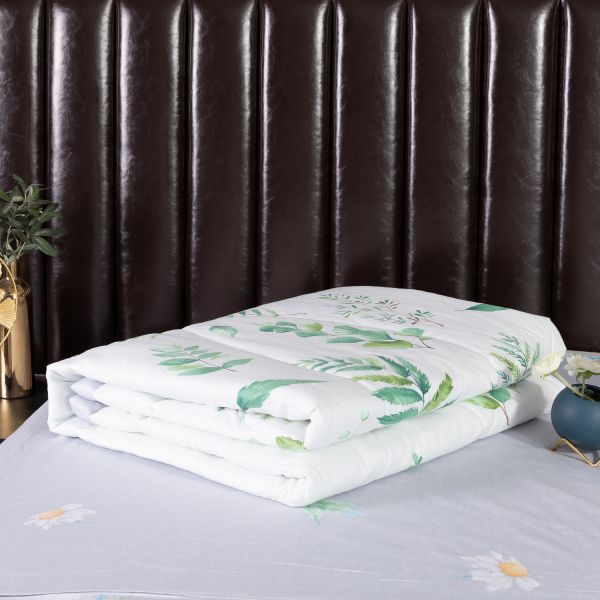 Комплект постельного белья Сатин с Одеялом (простынь на резинке) OBR069