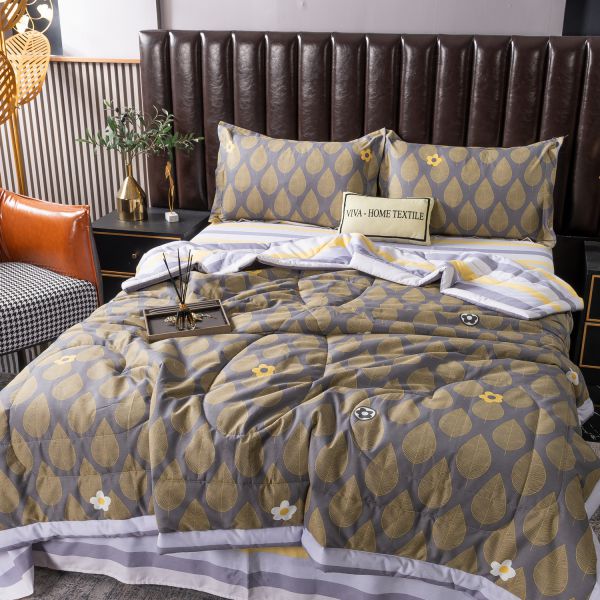 Комплект постельного белья Сатин с Одеялом OB070