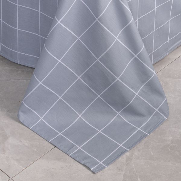 Комплект постельного белья Сатин с Одеялом (простынь на резинке) OBR075