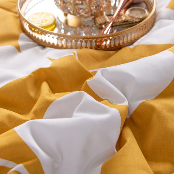 Комплект постельного белья Сатин с Одеялом (простынь на резинке) OBR077