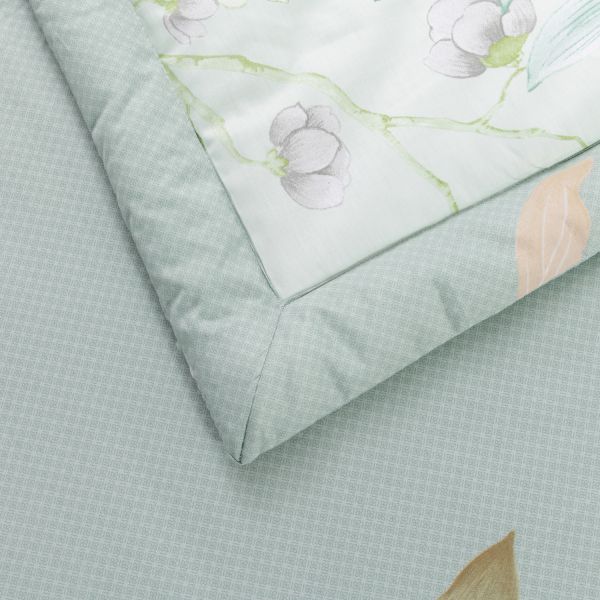 Комплект постельного белья Сатин с Одеялом (простынь на резинке) OBR079