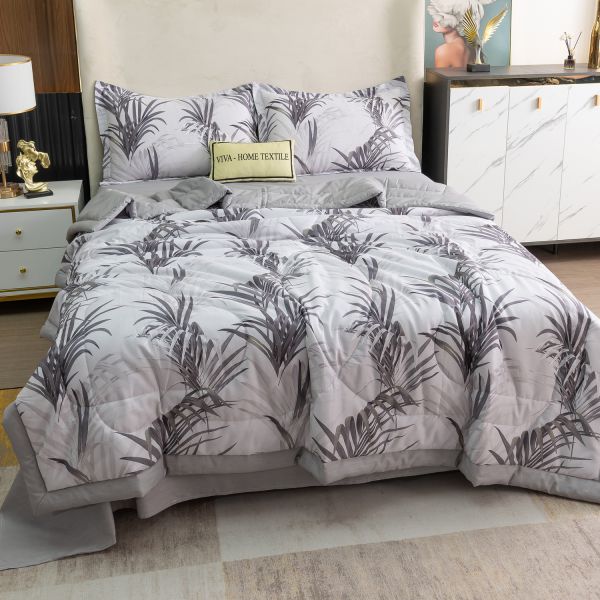 Комплект постельного белья Сатин с Одеялом (простынь на резинке) OBR083