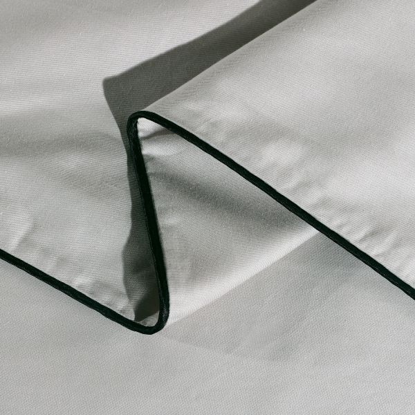 Комплект постельного белья Однотонный Сатин Элитный на резинке OCER002