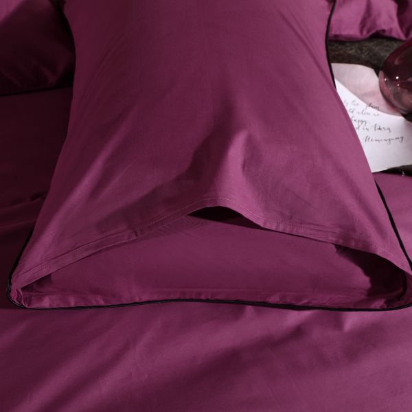 Комплект постельного белья Однотонный Сатин Элитный OCE003
