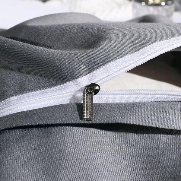 Комплект постельного белья Однотонный Сатин Элитный на резинке OCER014