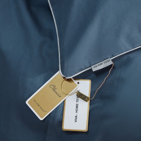 Комплект постельного белья Однотонный Сатин Элитный на резинке OCER017