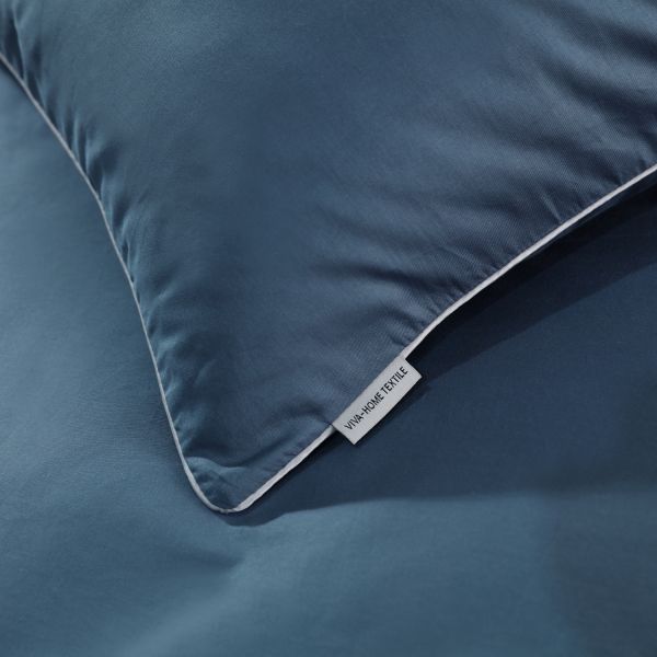 Комплект постельного белья Однотонный Сатин Элитный на резинке OCER017