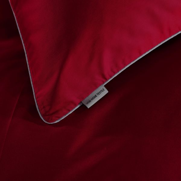 Комплект постельного белья Однотонный Сатин Премиум на резинке OCPR013