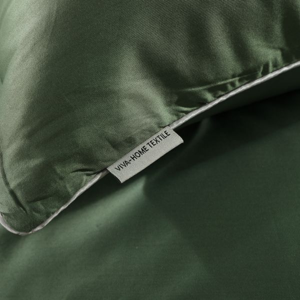 Комплект постельного белья Однотонный Сатин Премиум на резинке OCPR014