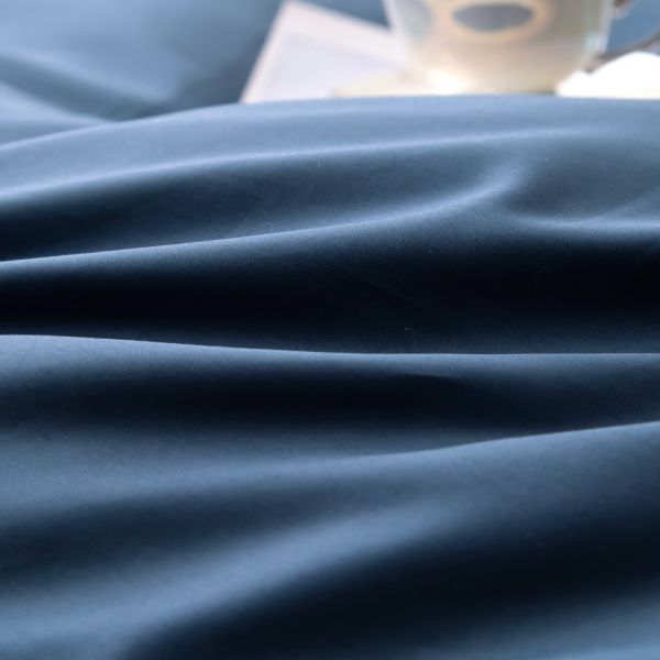 Комплект постельного белья Однотонный Сатин Премиум широкий кант OCPK024